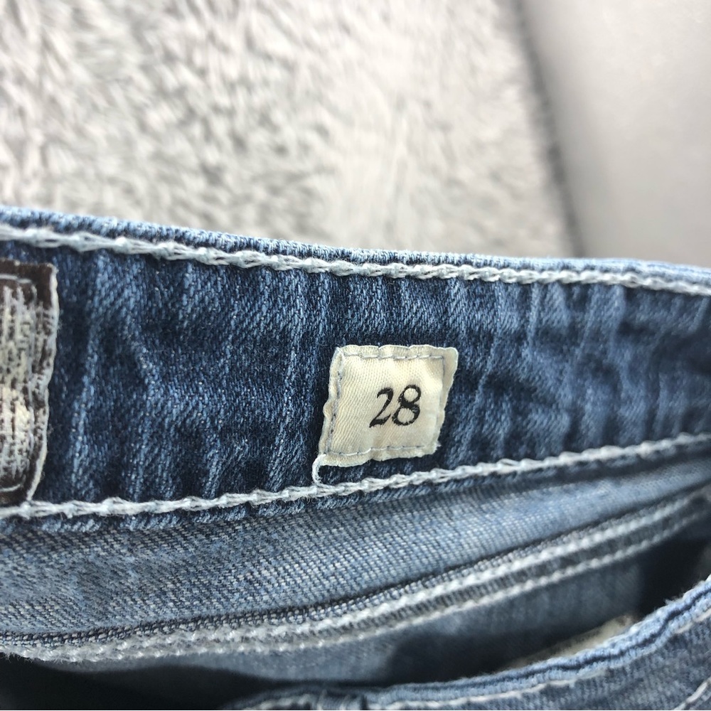 BKE Buckle Shorts Womens Size 28 Sabrina Denim Blue - Picture 8 of 11
